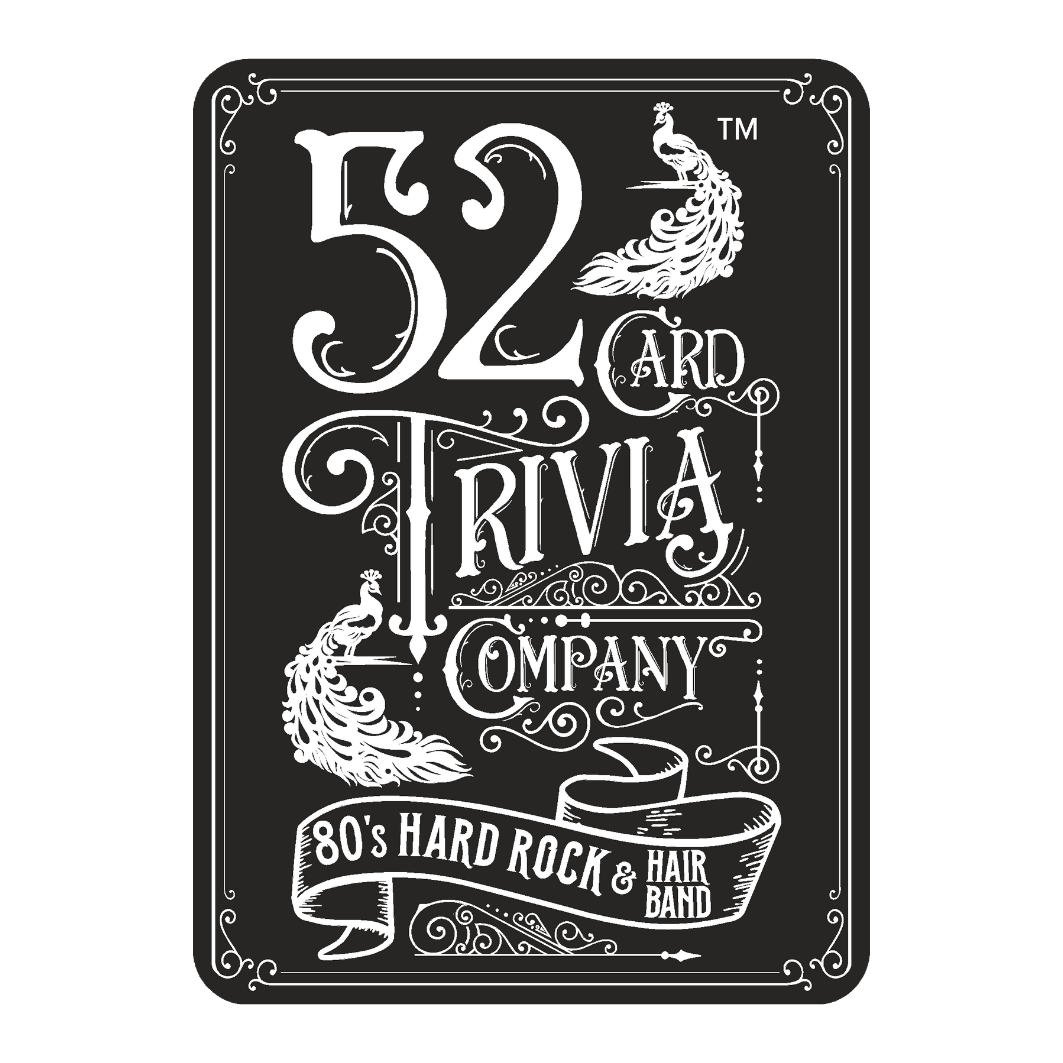 80's HARD ROCK & HAIR BAND TRIVIA 52cardtrivia