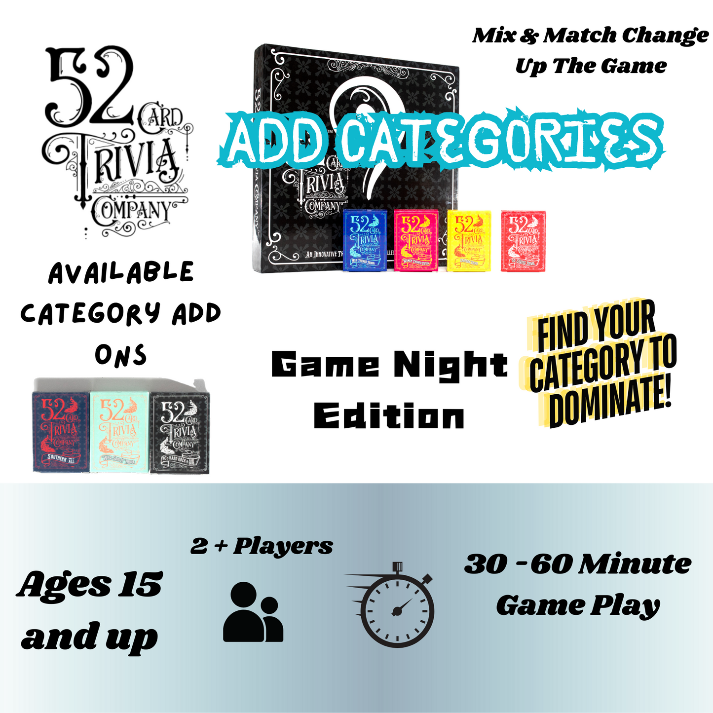 52 CARD TRIVIA GAME NIGHT EDITION