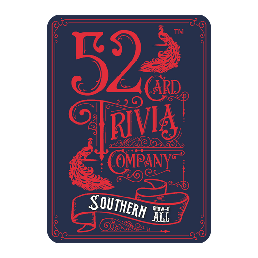 Trivia game games Traveler Boardgame Board games  Game night Family game night Board game Cool board  Card game 52 Card Trivia Company 52CardTrivia Trivia brand  Cool team night Pub  gifts gift quizzes  SEC Bourbon  Civil War History Southern States